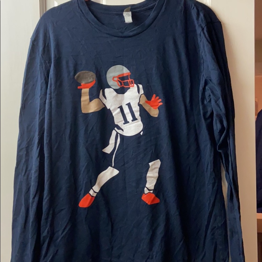 Julian Edelman brand long sleeve t shirt